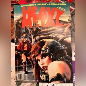 Heavy Metal  March 1989 Illustrated Fantasy magazine